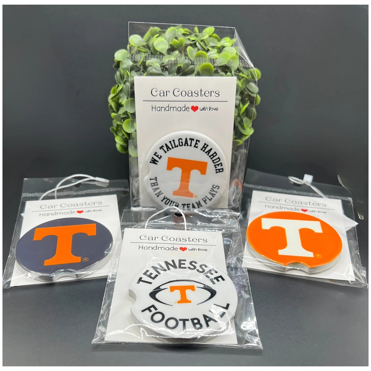 Power T Tennessee Car Coasters